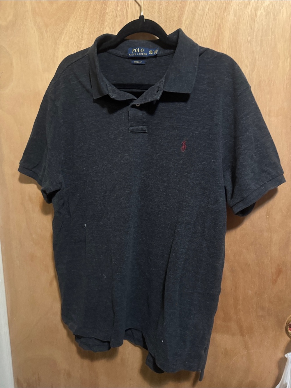 PETE’sPolo by Ralph Lauren Men's Black Polo Shirt with Red Pony Logo